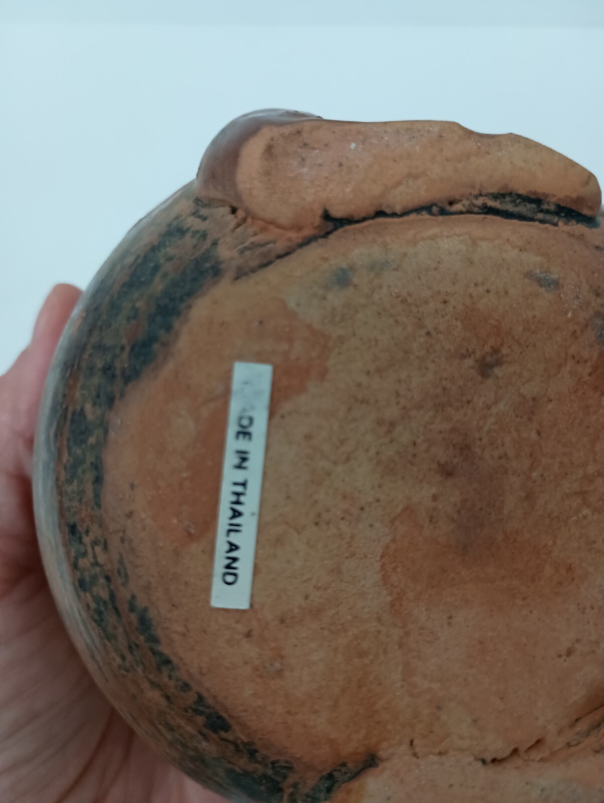Antique Kissing Ducks Vase Vessel Asian Pottery Primitive Rustic Terracotta