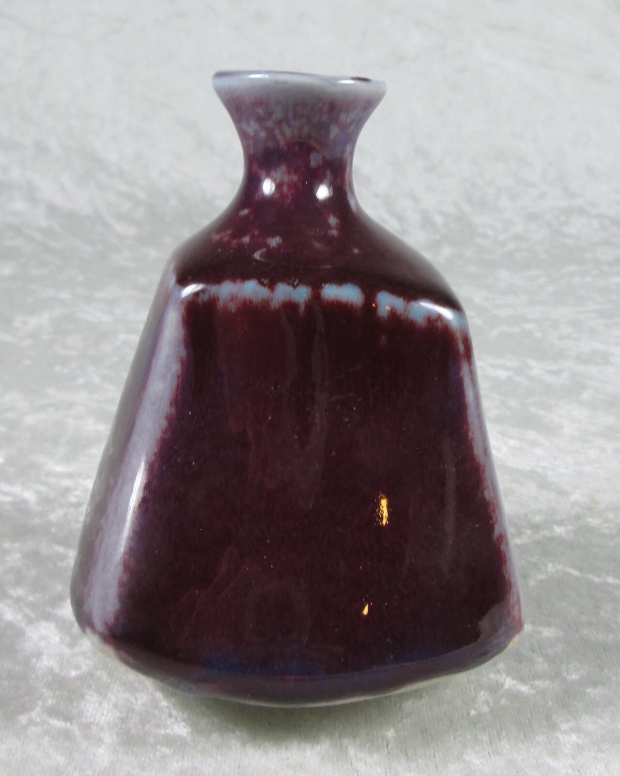 Vintage Japanese Mid Century Pottery Vase OMC Takahishi Style 4-1/2 in Tall