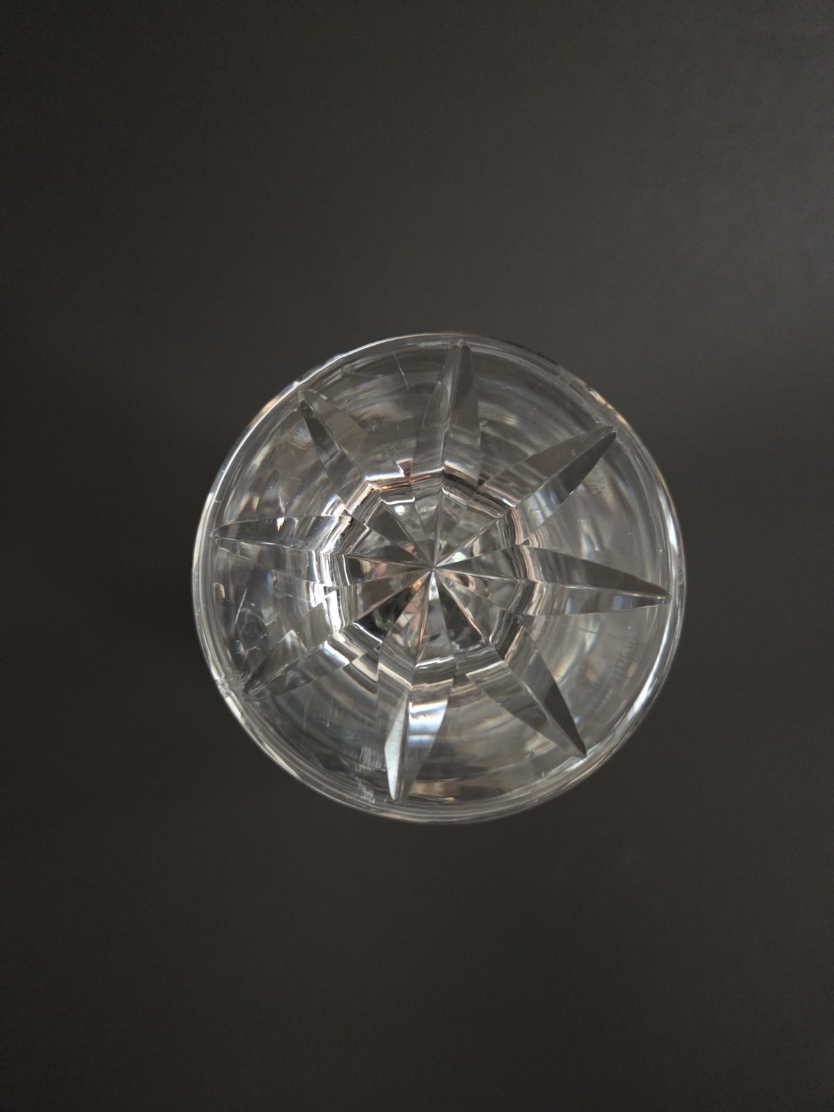 Waterford Kisale Crystal Footed Vase Signed 7 Inches Tall, 3 At Bottom