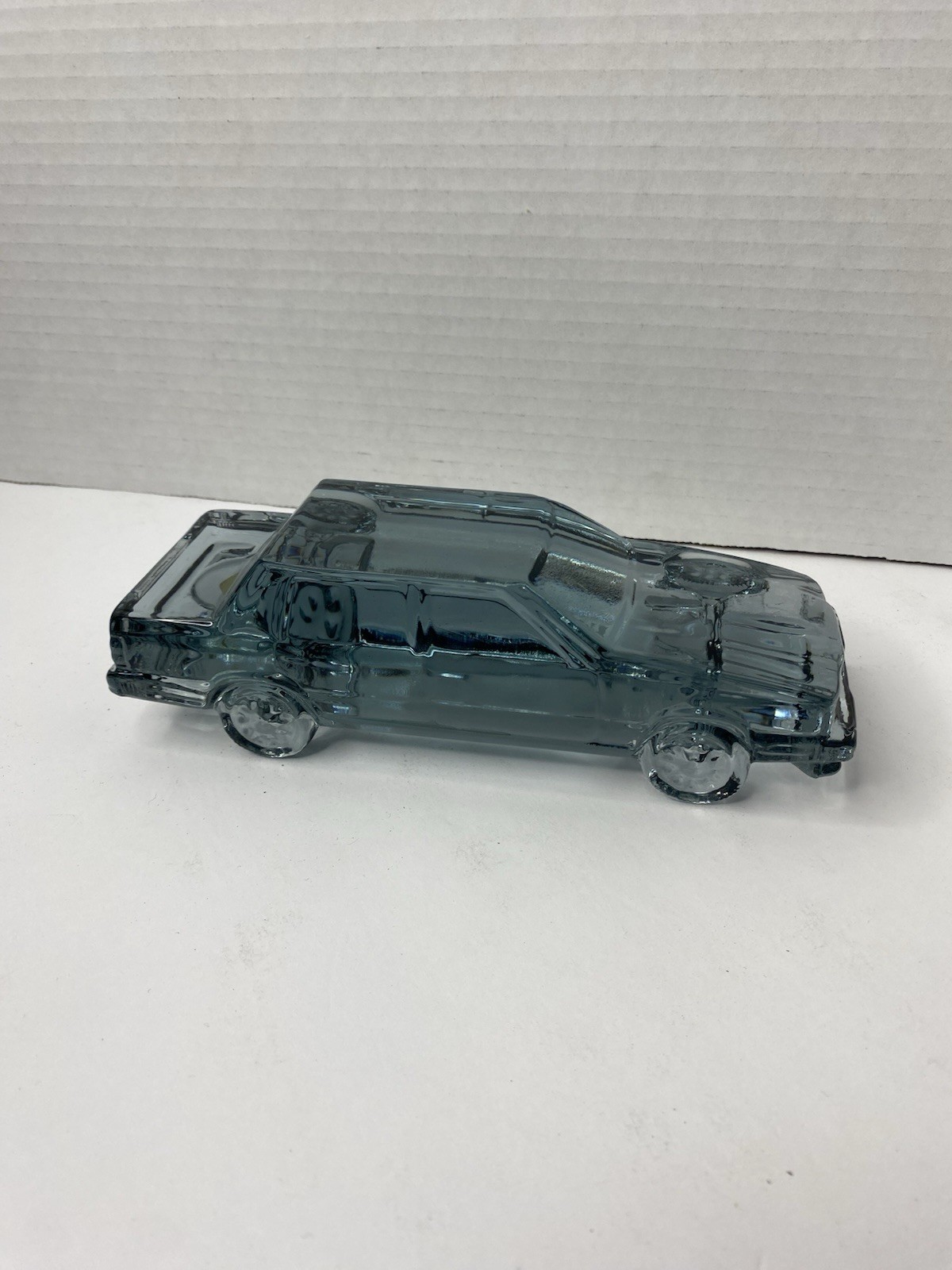 VTG Reijmyre Sweden Volvo 760 GLE Glass Crystal Car Paperweight 1980s vintage