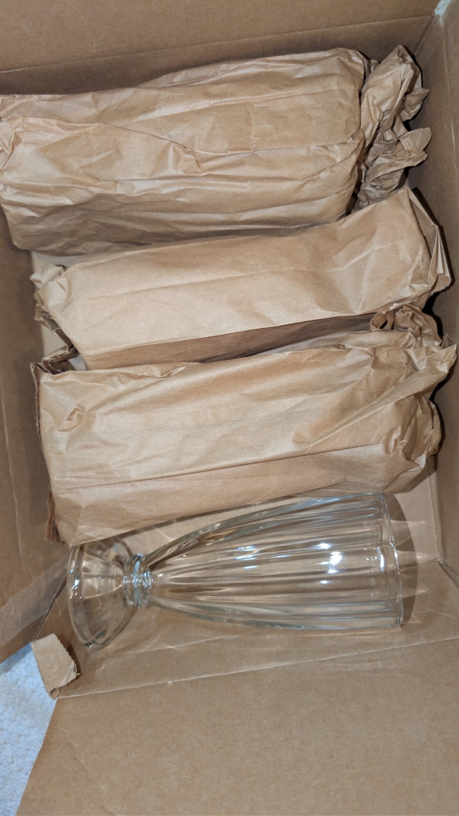 VINTAGE Gibson Home 4 Piece Milk Shake Glass Set