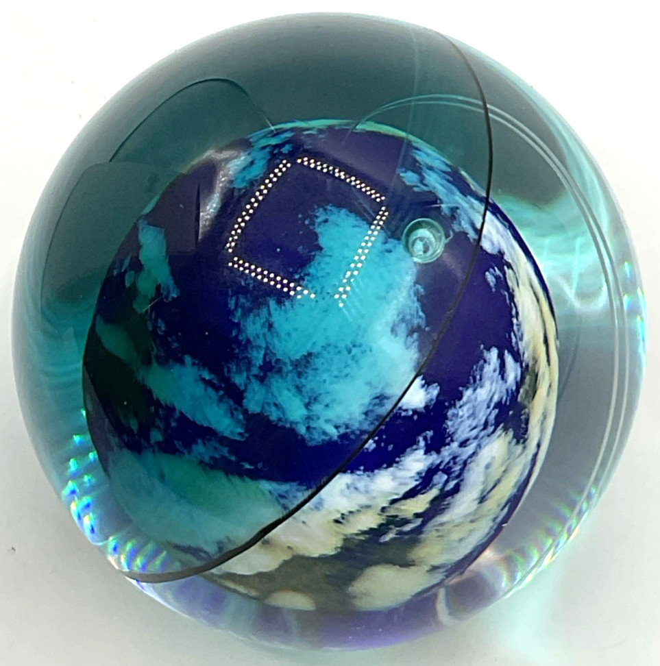 Caithness Glass Scotland 2001 Alastair MacIntosh Return to Earth Paperweight