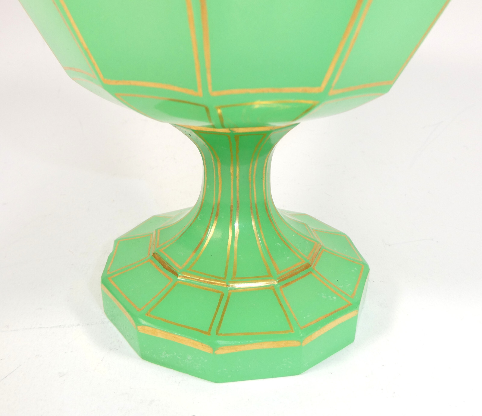 Opal Glass Uranium Glass Bowl 19th Century Opaline