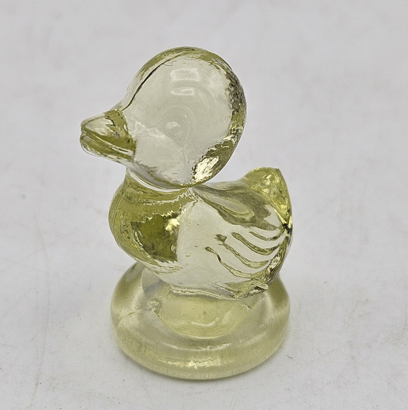 Boyds Glass ~ Debbie Duck Duckling ~ Cornsilk or Light Yellow