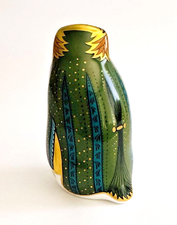 Royal Crown Derby ROCKHOPPER PENGUIN Imari Paperweight Harrods Limited Edition