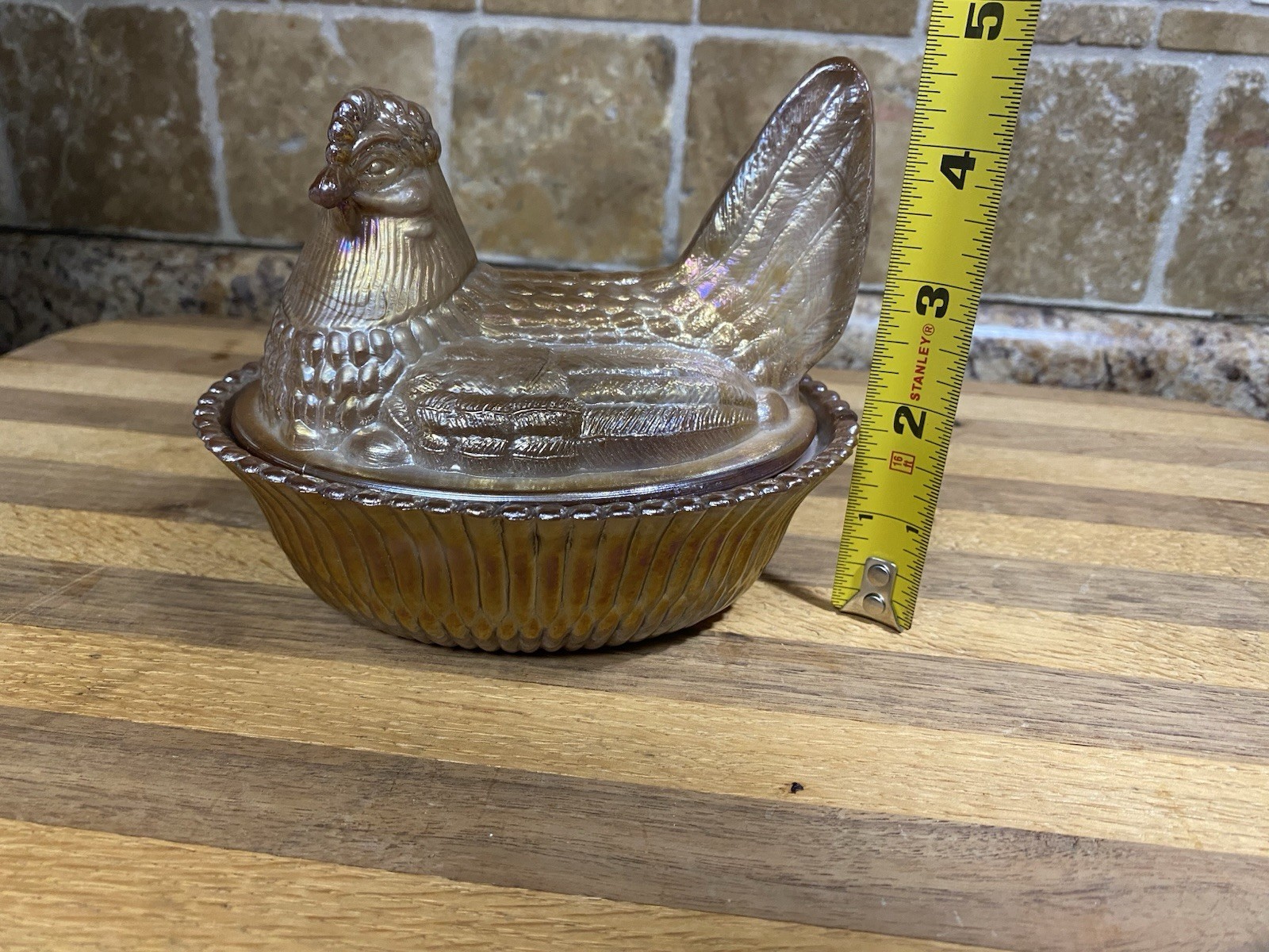 Signed by Bernard F. Boyd Chocolate Carnival Hen On A Nest