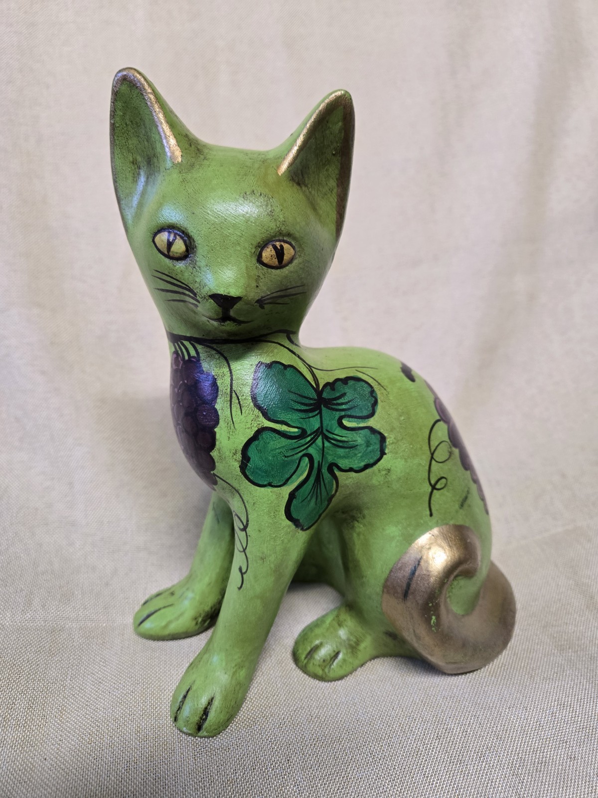 ITALIAN CAT – POTTERY CERAMIC ITALY STATUE Terracotta