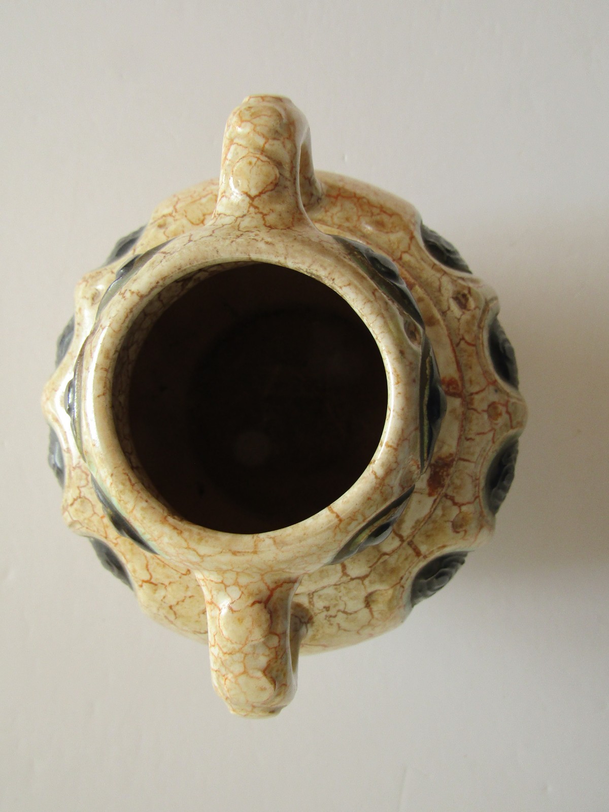 FABULOUS Antique Ditmar Urbach Art Deco Vase 1920’s Czech #8197 Fine Patina