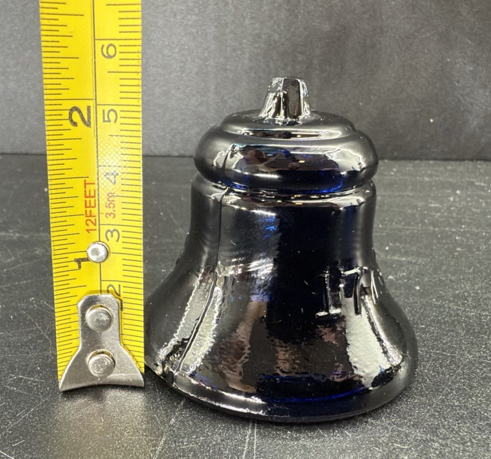 Vtg Degenhart Dark Blue Glass 1776 – 1976 Liberty Bell Bicentennial