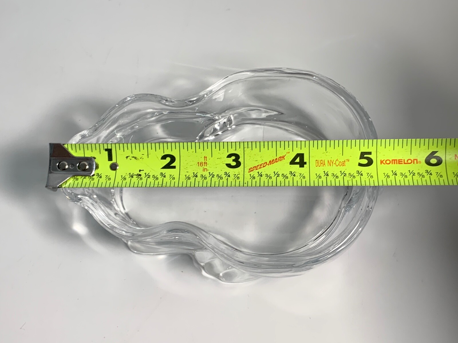 Clear Smooth Glass Bunny Rabbit Covered Candy Trinket Dish Box