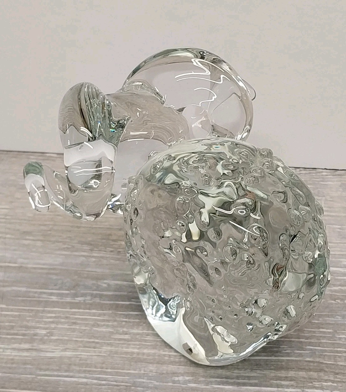 Glass Ram Paperweight Bighorn Sheep Abigail’s Czech Republic 4lb Excellent