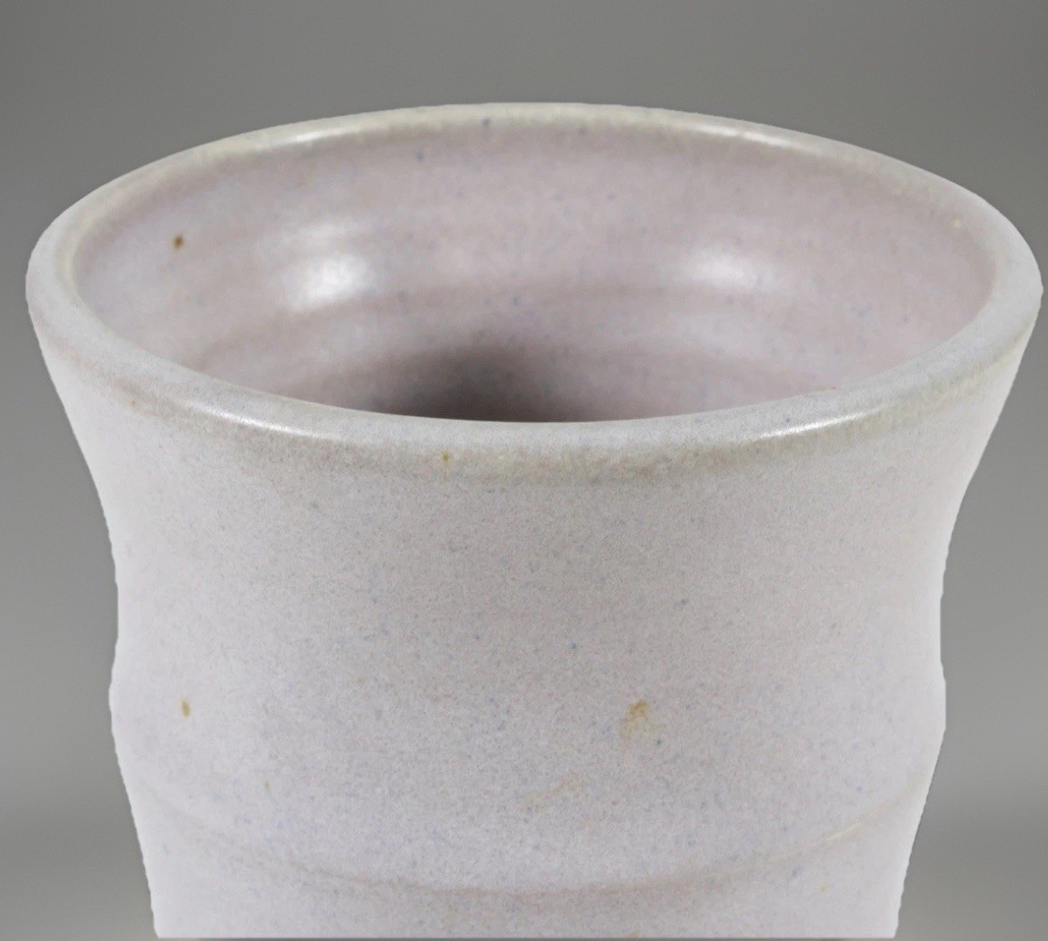 Vintage Beaufort Pottery Australia Matte Lavender Studio Vase Modernist