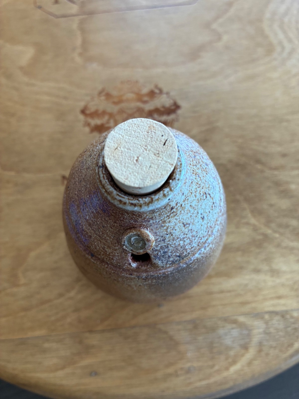 Vintage Hand-Thrown Studio Pottery Vessel – 4.75 ” Tall
