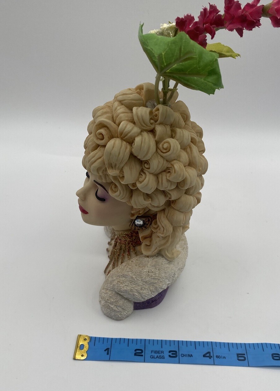 Cameo Girls Lady Head Vases Eve 1987 Grand Entrance LV-027 2001 Edition