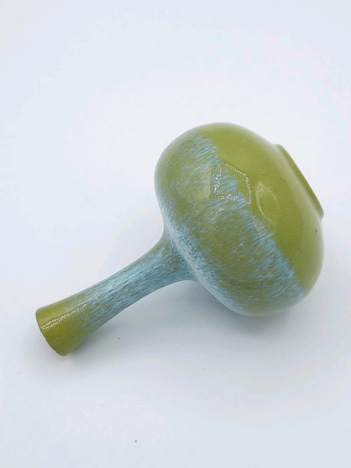 Gunnar Nyland Miniature Rorstrand Sweden Green Pottery Vase