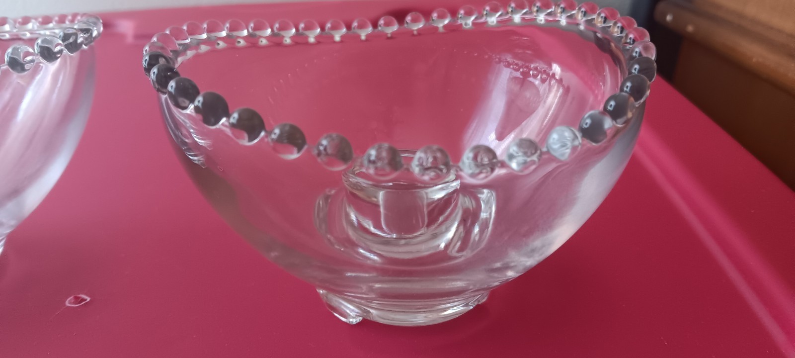 2 Footed OVAL SHAPED Single-Light Candlestick Holders Set of 2