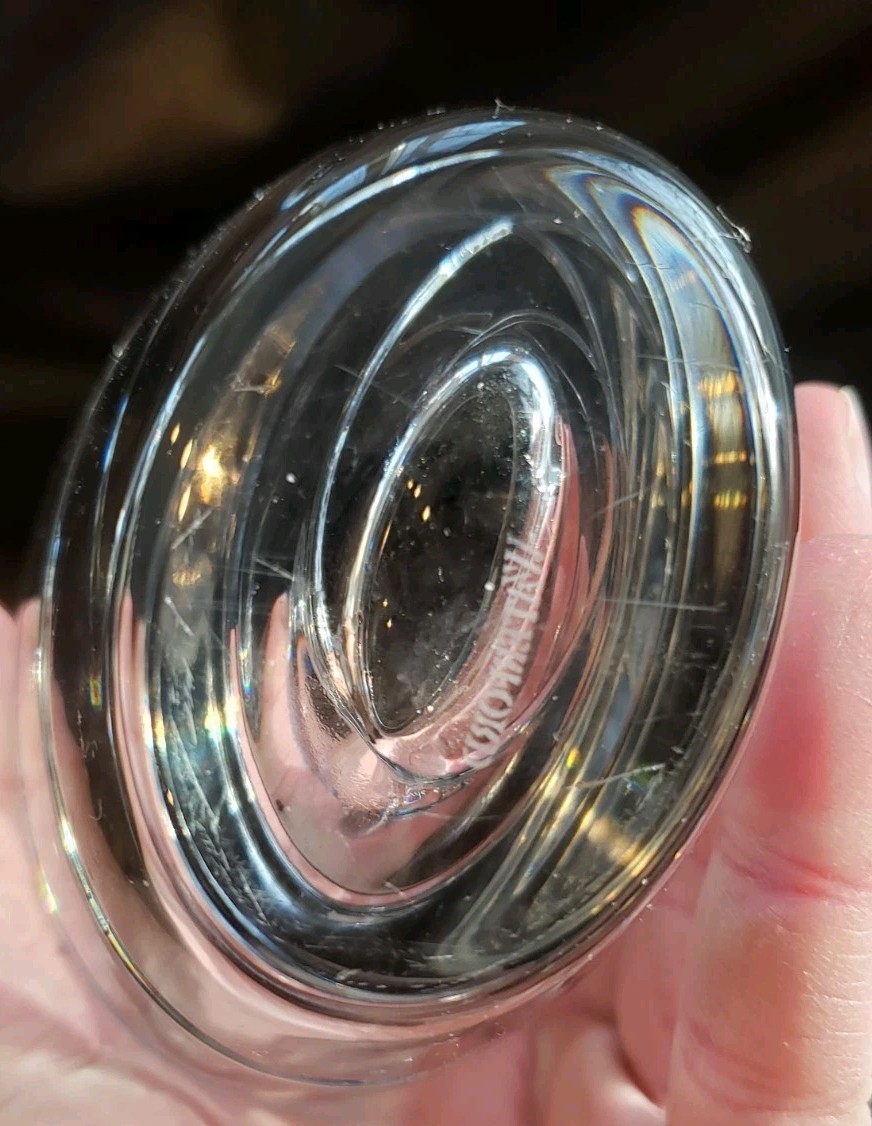 Waterford Crystal Pocket Vase Ballet Ribbon Pattern 6.5″ Tall Made in Ireland