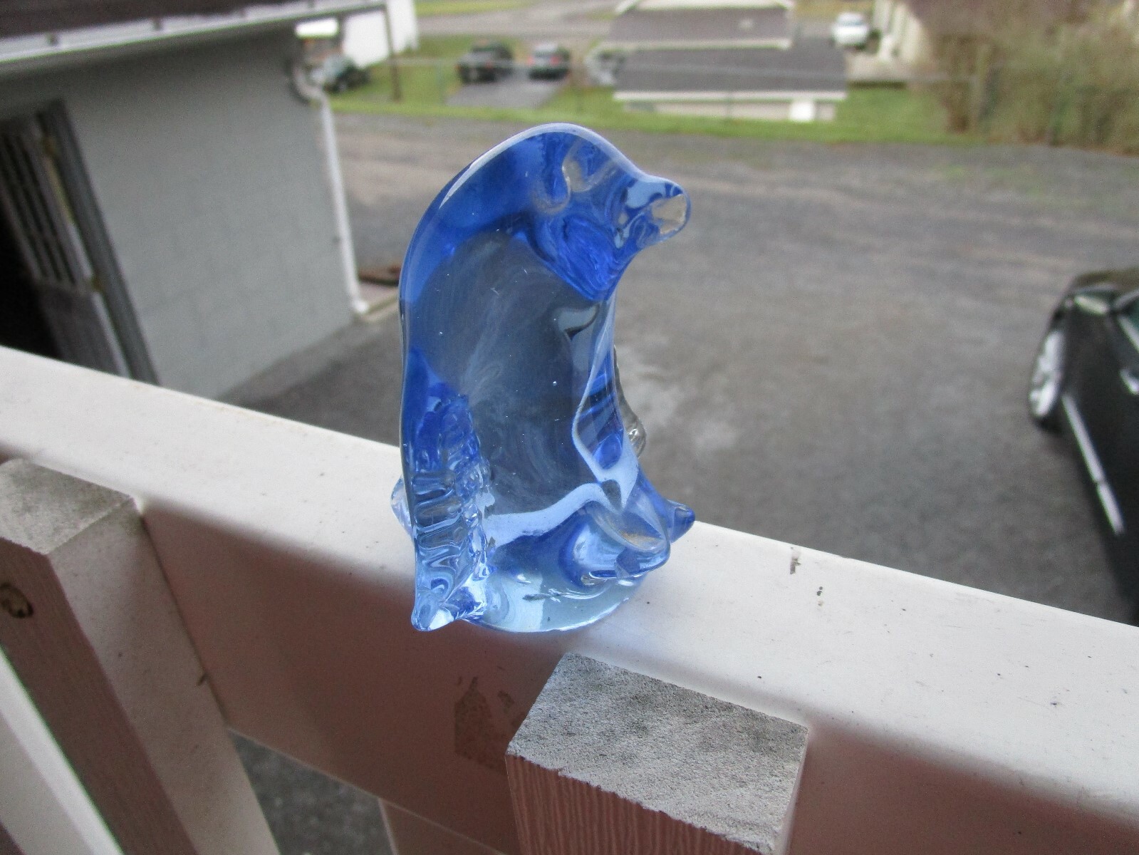 US Commemorative Fine Art Gallery Blue PENGUIN Cute Paperweight ~NICE!!!