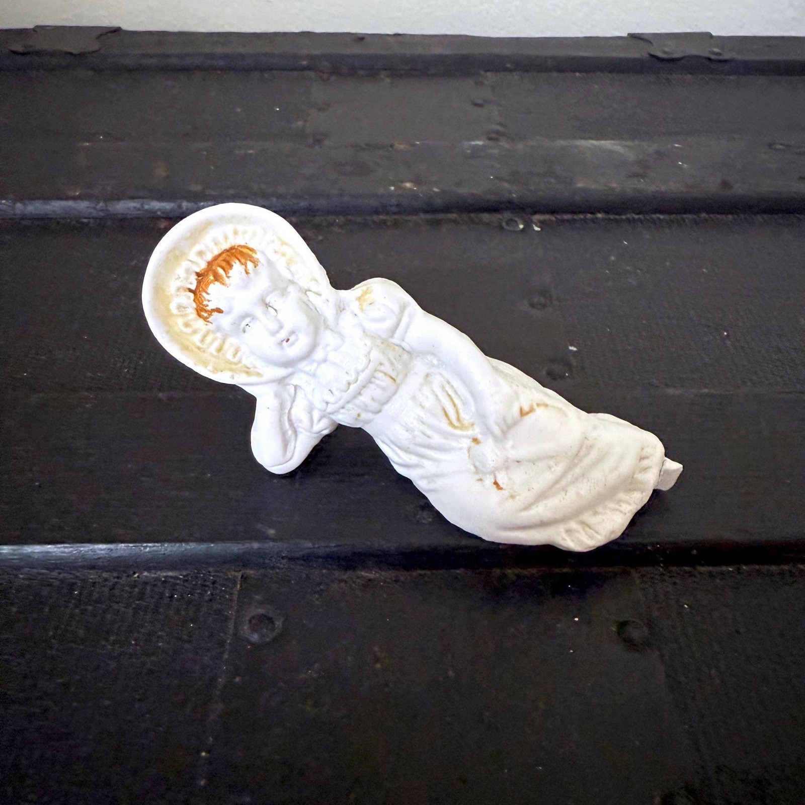 1800s Bisque Porcelain Figurine, Made in Germany, Victorian Collectible