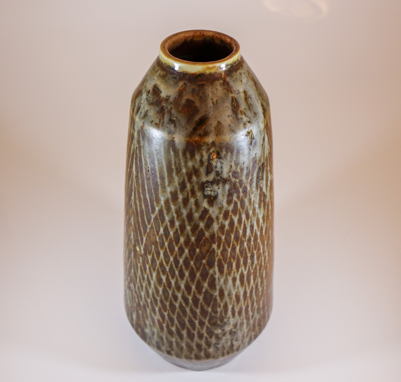 Large Brown Unique Vase – Carl-Harry Stålhane – Rörstrand 1959