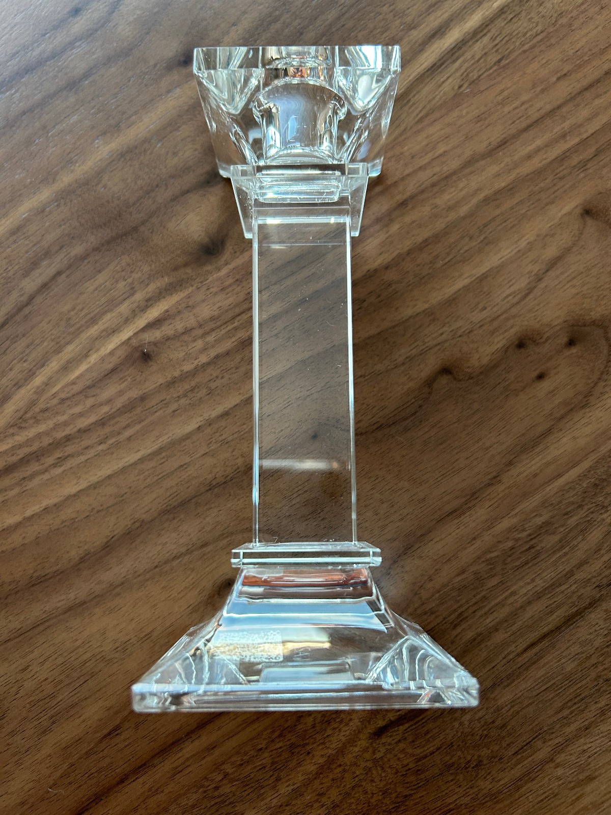 Mikasa Classic Tapered Glass Candlesticks Set of 3 NWT