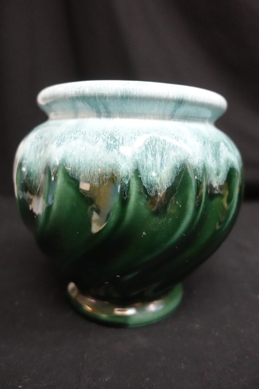 Swirl Art Pottery Urn or Vase #803 USA