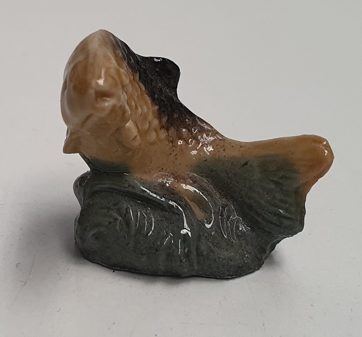 Wade English Whimsie Porcelain Set 3 Trout #15 Made in England 3cm Tall c1972