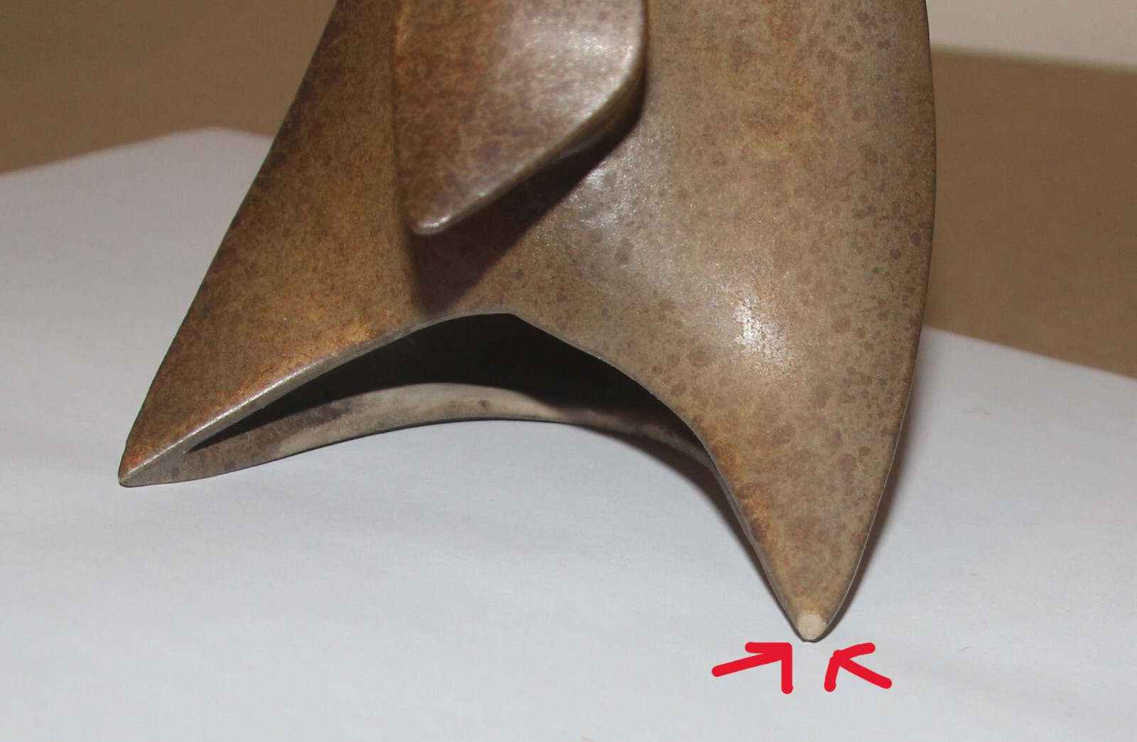 McAfee Pottery ANGELFISH Hanging Wind Chime Vint 1960’s Very RARE-Signed 6.75″