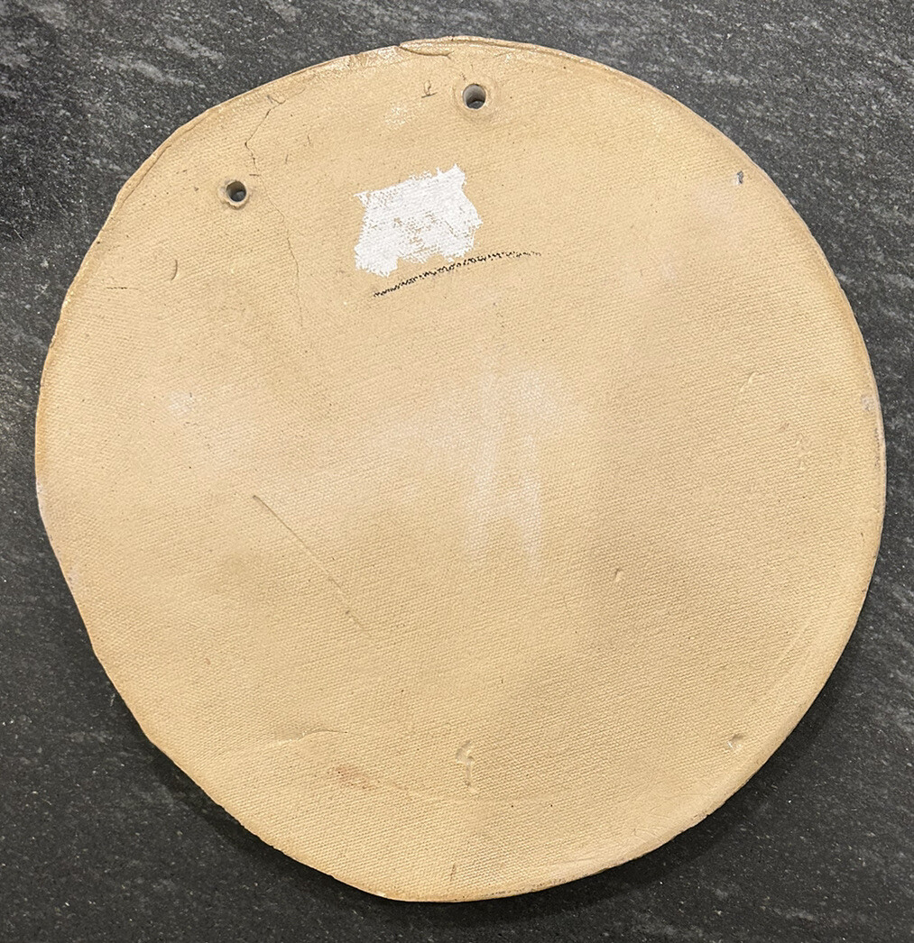 Handmade Ceramic Wall Art Plaque Roses 9” Diameter