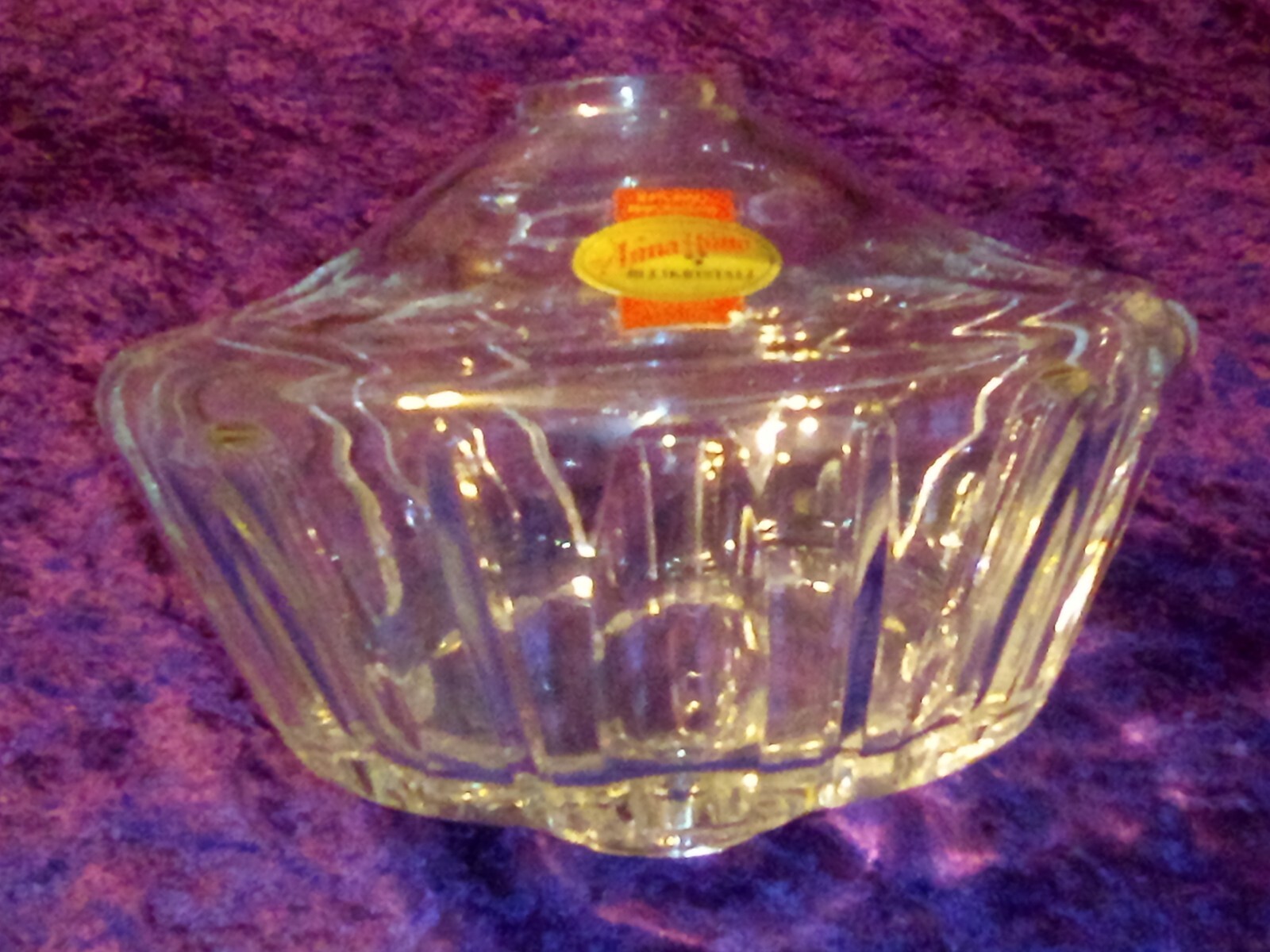 Anna Hutte Bleikristall Lead Crystal Swag/Table Lamp Globe Parts