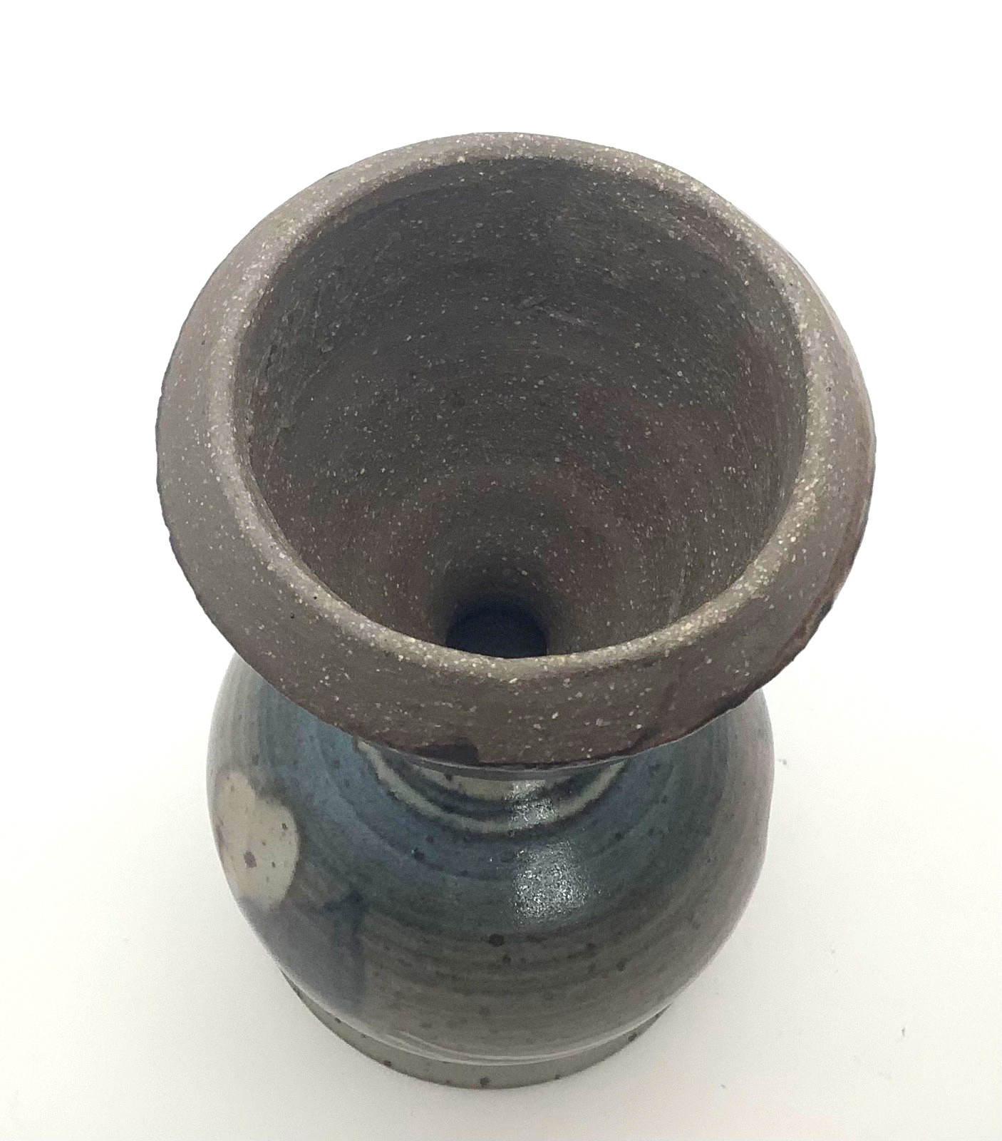 Handmade Ceramic Stoneware Chalice Goblet Beer Wine 6-1/2 Inches Tall Signed