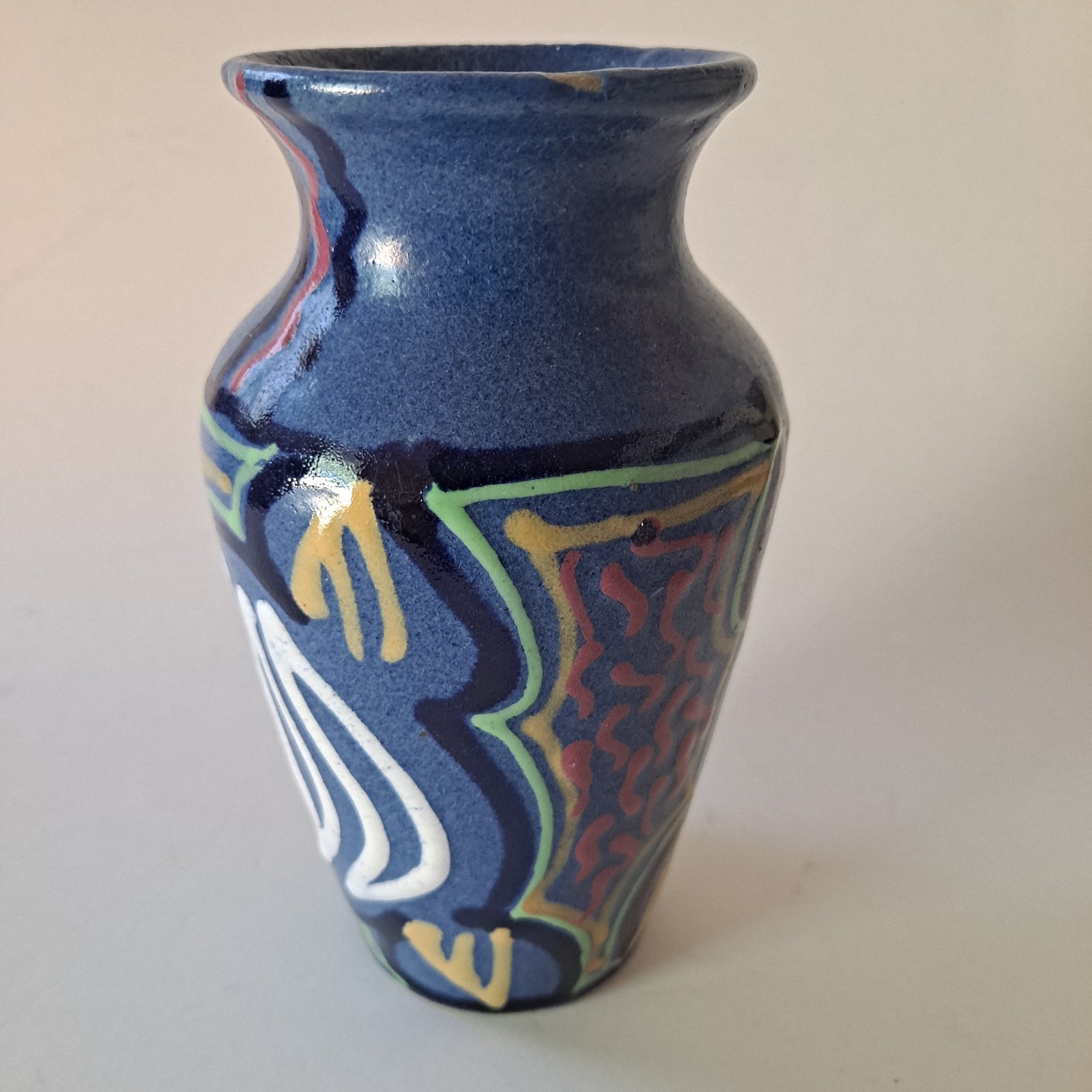 Carl Gebauer Art Deco Ceramic Pottery 6″ Tall Vase – Made In Germany
