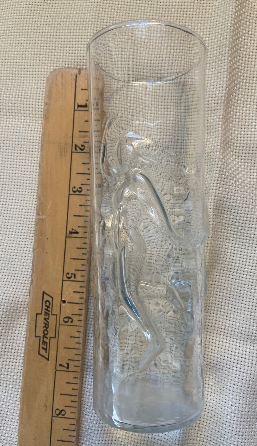 Kefla Depose Elle & Spiral Glass Bottles & La Femme by Libbey vase highball