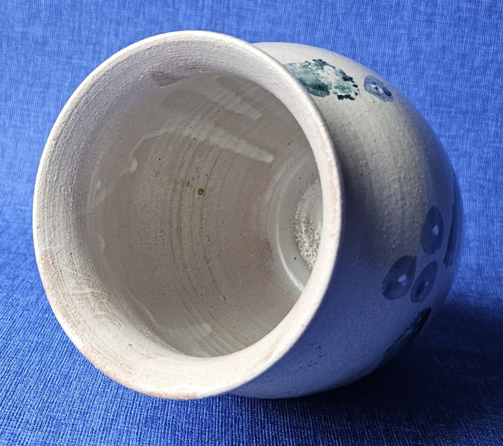 Handmade Studio Pottery Vase Signed Brown’s Pottery Eureka Montana Drip Glaze