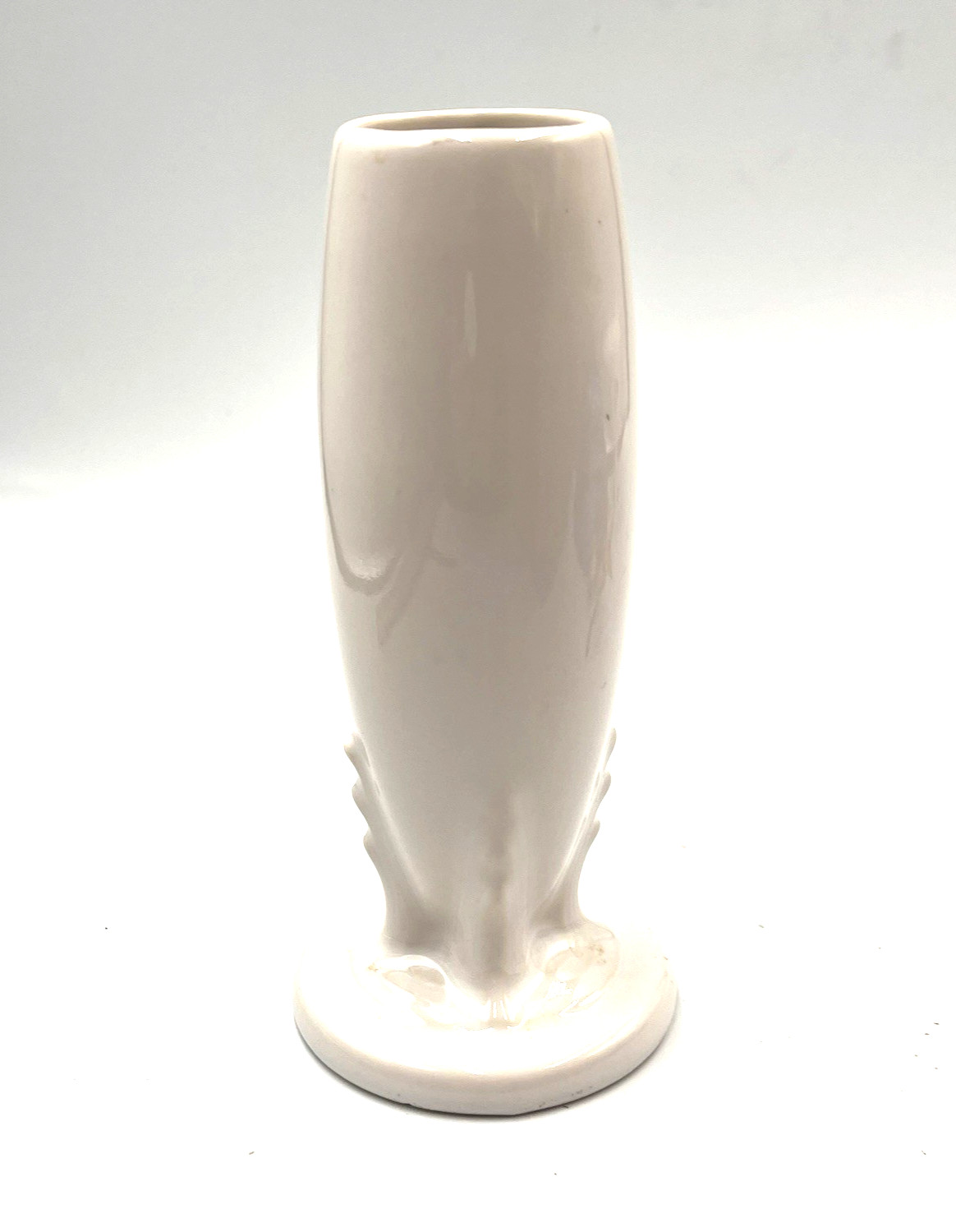 Homer Laughlin Fiesta Fiestaware Small Bud Vase White 6 1/8″ HLC