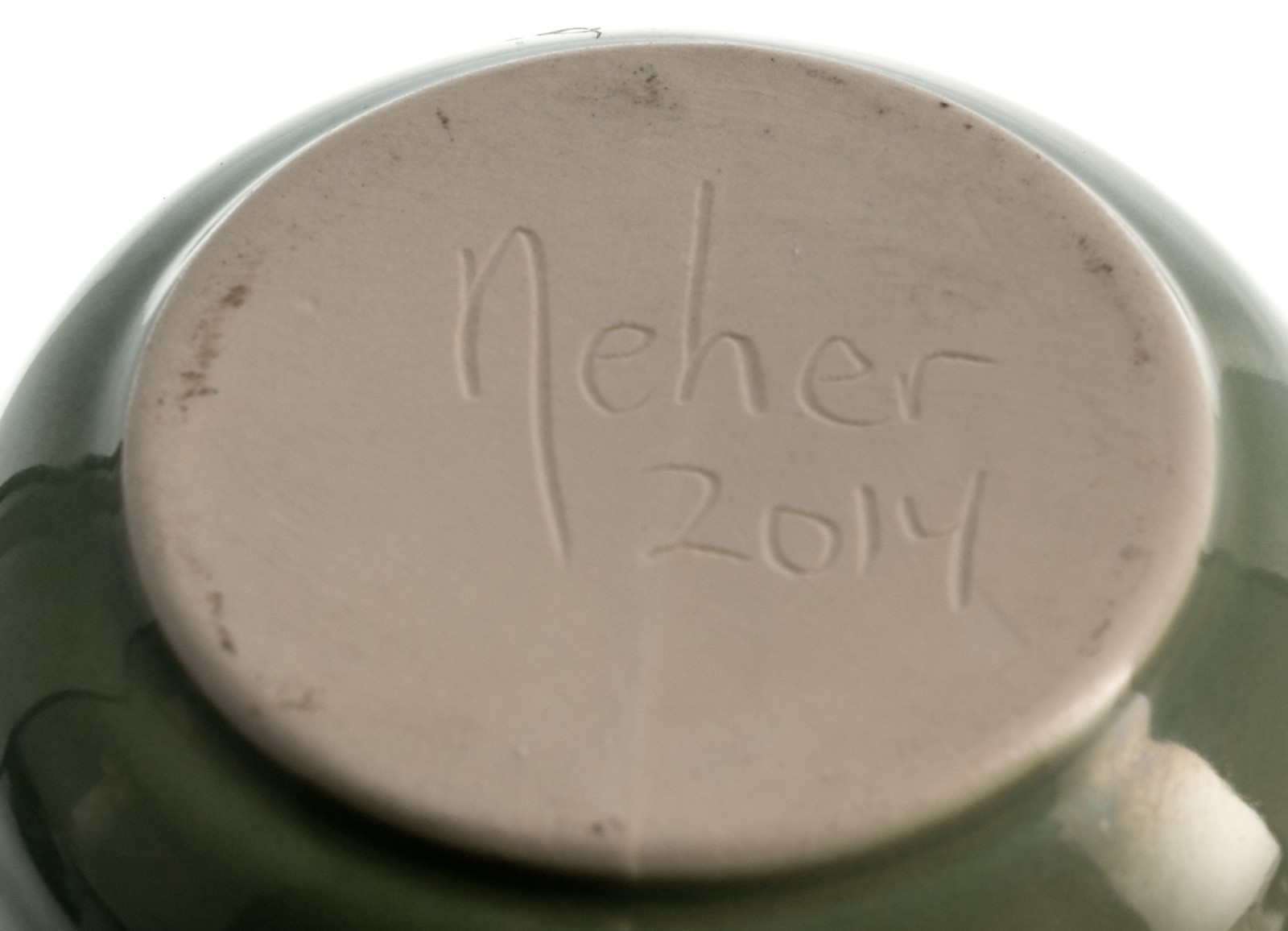 Bob and Corina Neher Clay In Motion 5in Vase / Jar Oregon 1lb Used VG