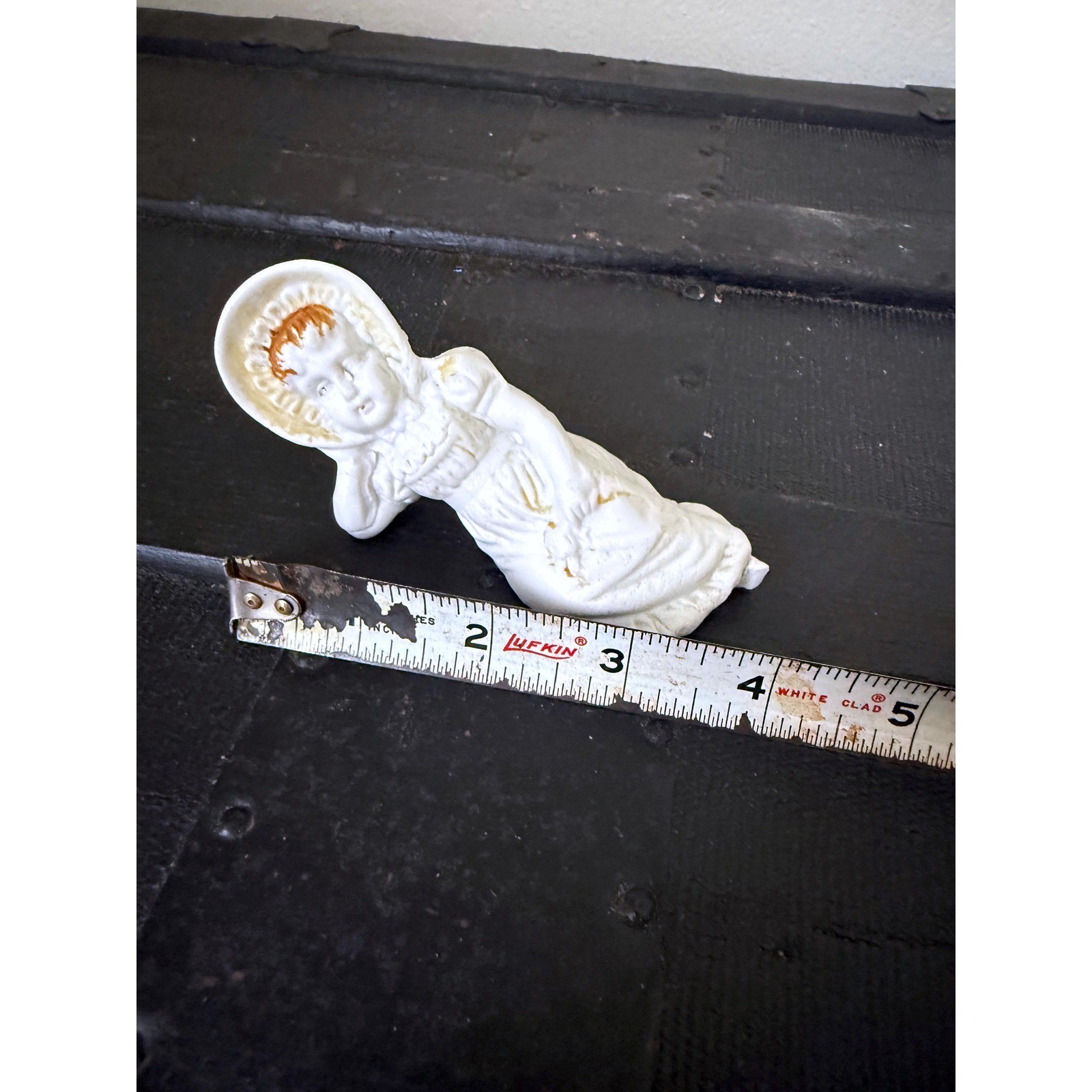 1800s Bisque Porcelain Figurine, Made in Germany, Victorian Collectible