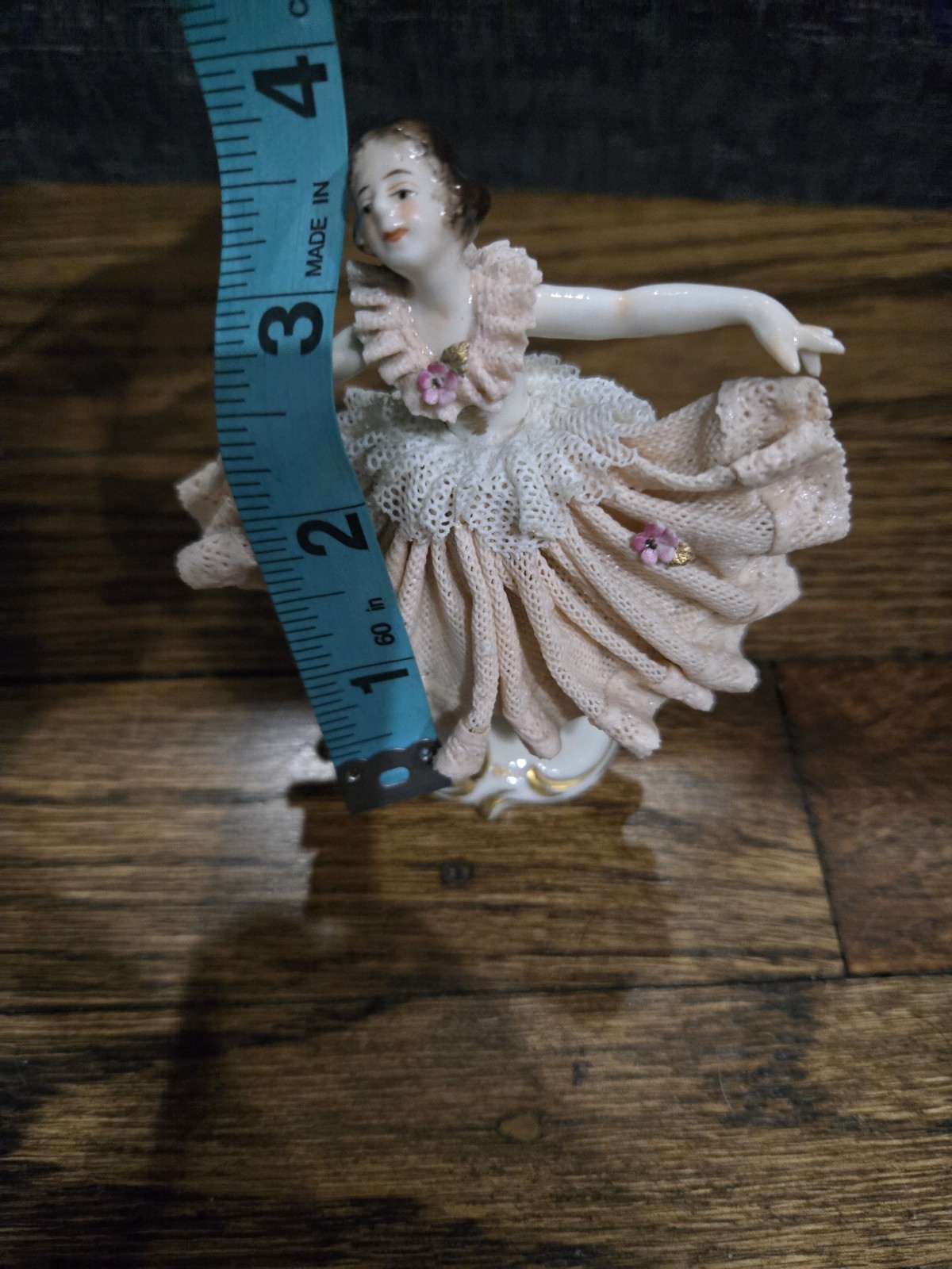 Antique Authentic Dresden Germany Porcelain China Ballet Figurine