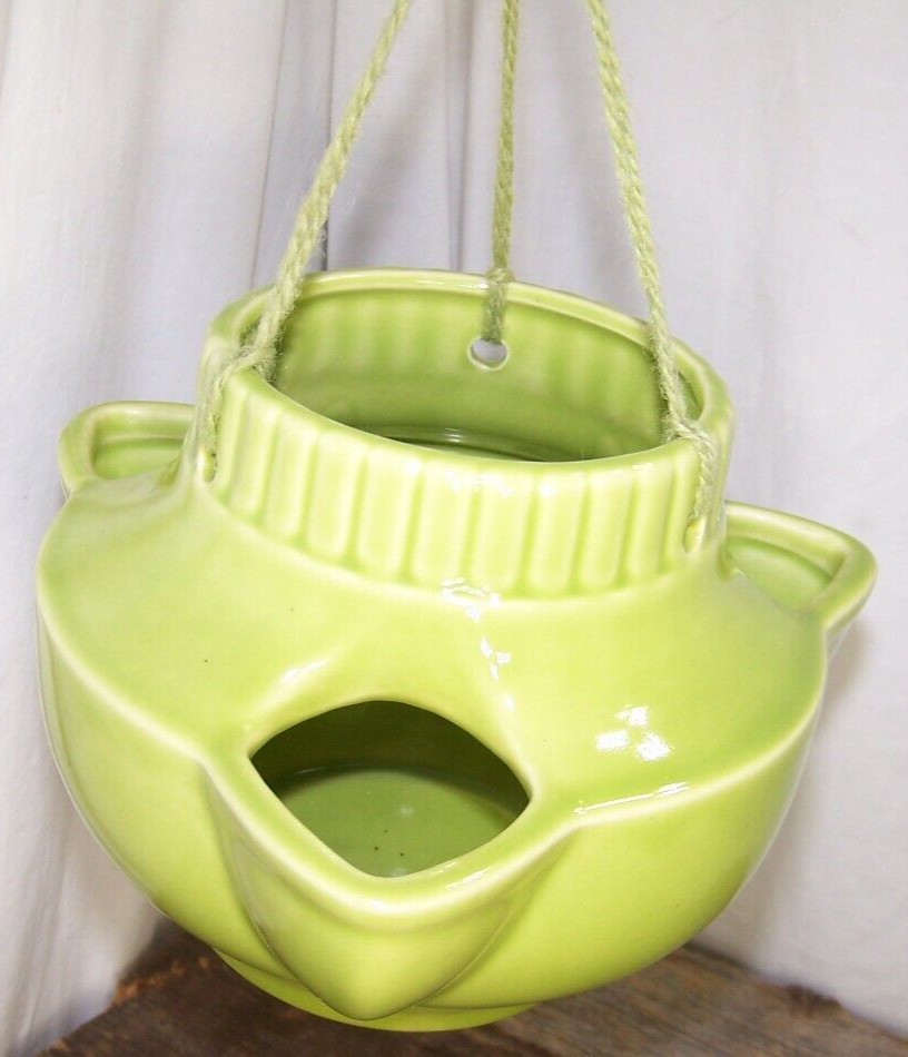 Vintage Strawberry Hanging Pottery Planter Hanging or Tabletop 603