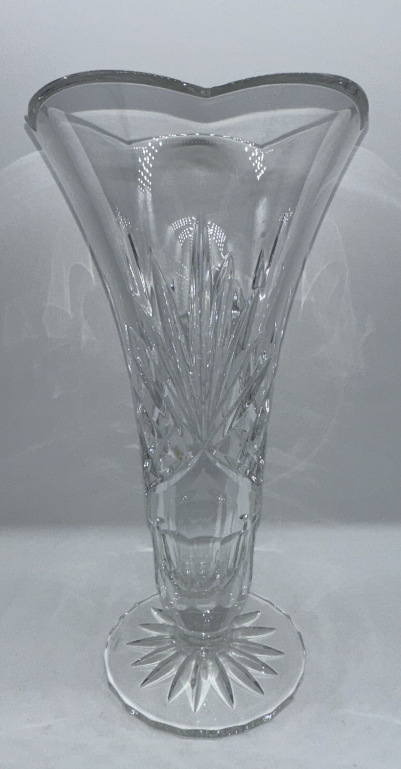 Rogaska Richmond Flower Vase Full Lead Crystal Elegant 💐