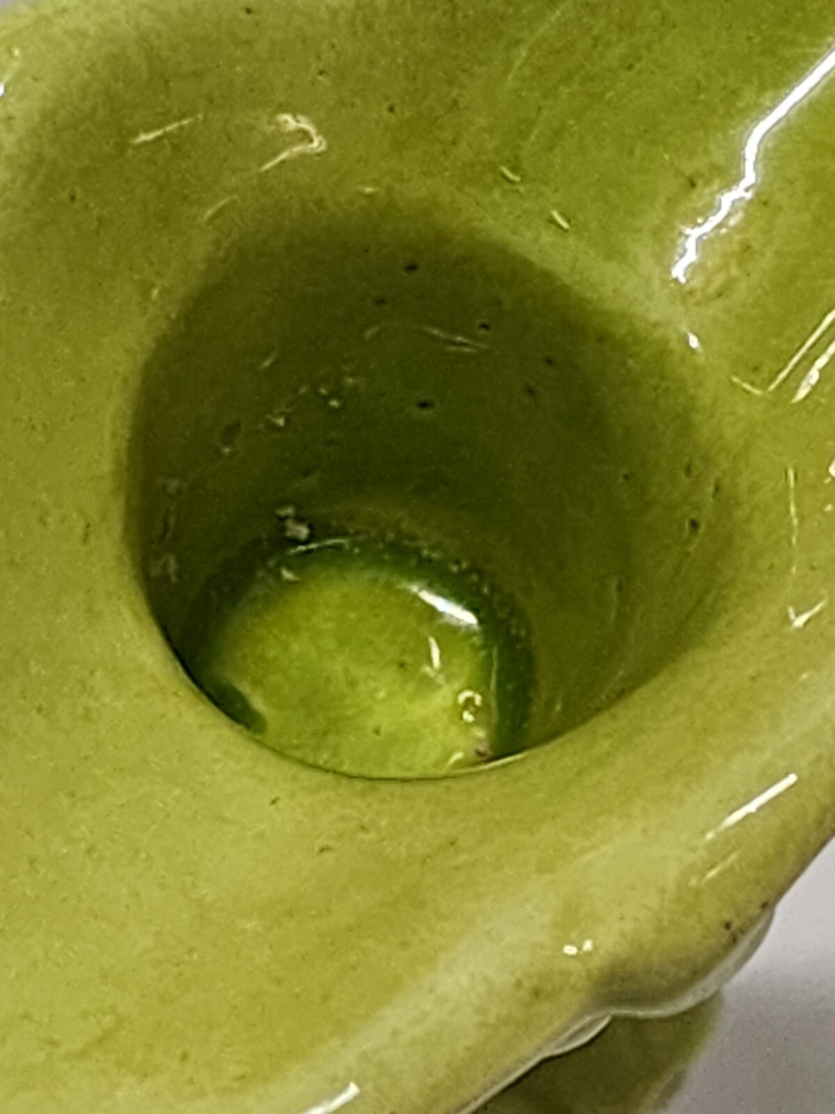 Royal Haeger Cornucopia Light Green Tapered Candle Holder Lot OF 2 Vintage 5″