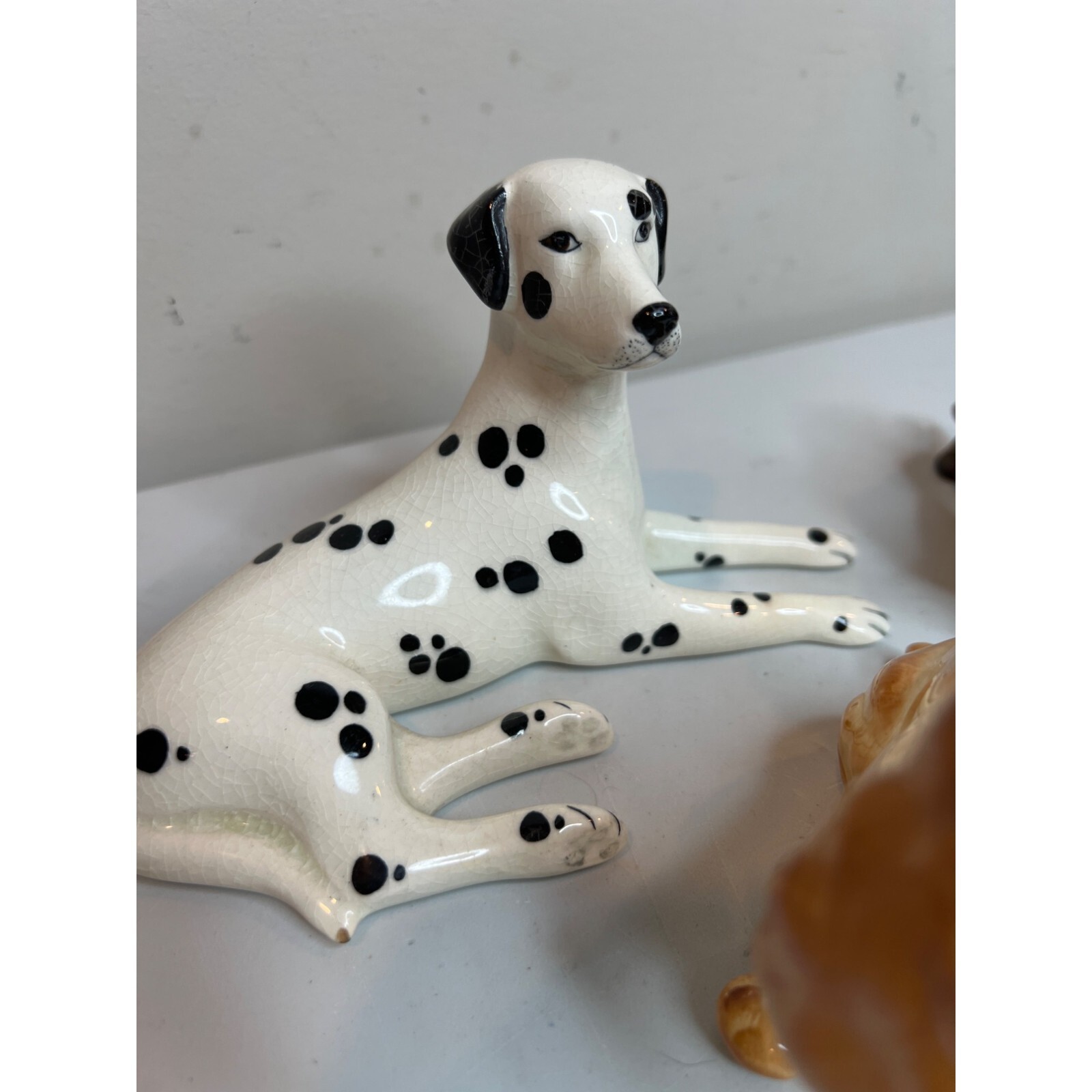 Lot 4 W.R. Midwinter Ltd Burslem England Dog Figurines Dalmatian Cocker Weiner