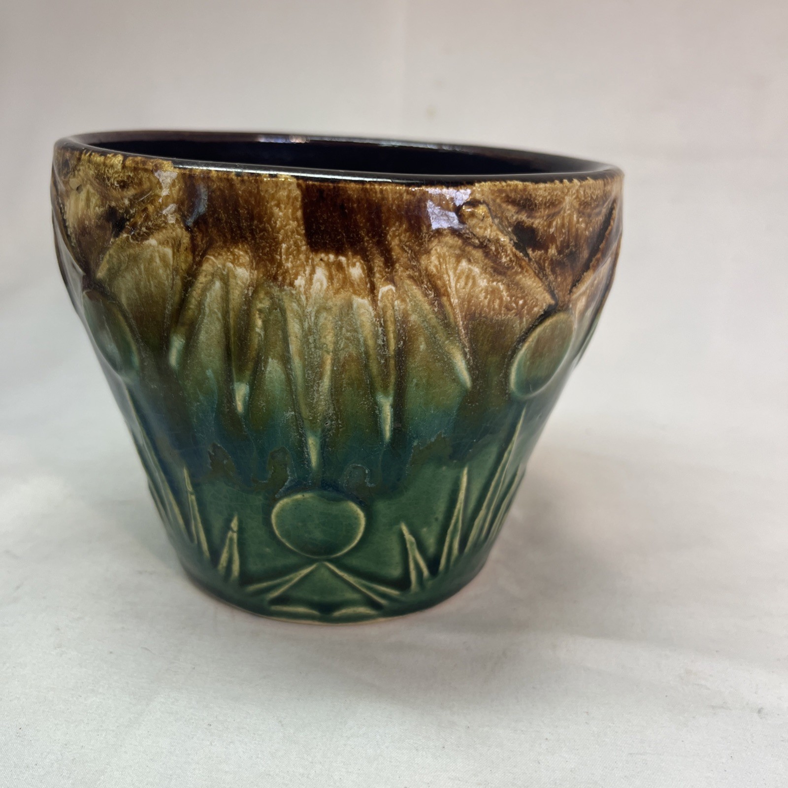 Robinson Ransbottom Roseville Jardiniere Planter Sun Moon 5″x6″