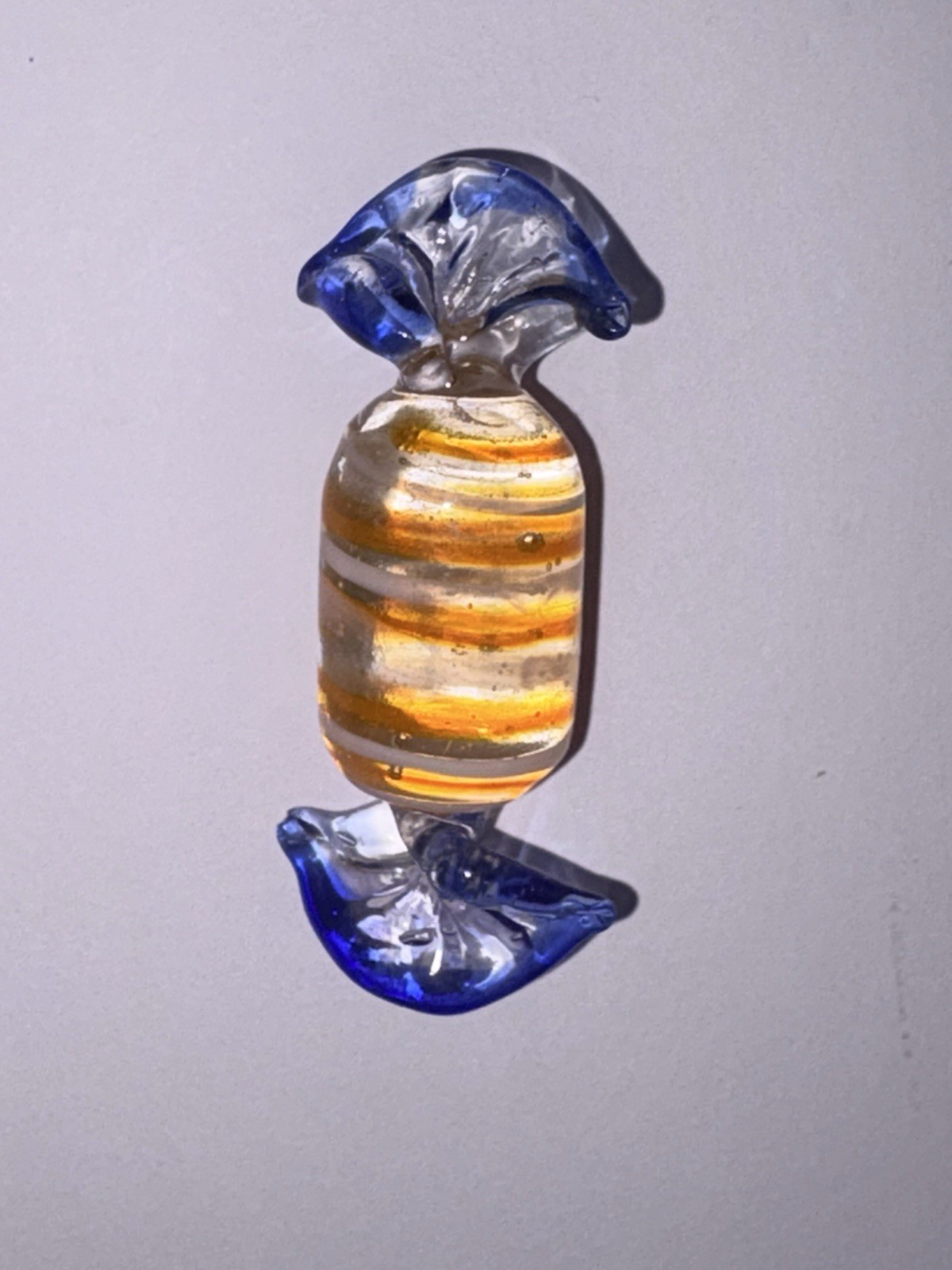 Millefiori Hand Blown Glass Candy, Vintage, 6 Pieces~Murano Style