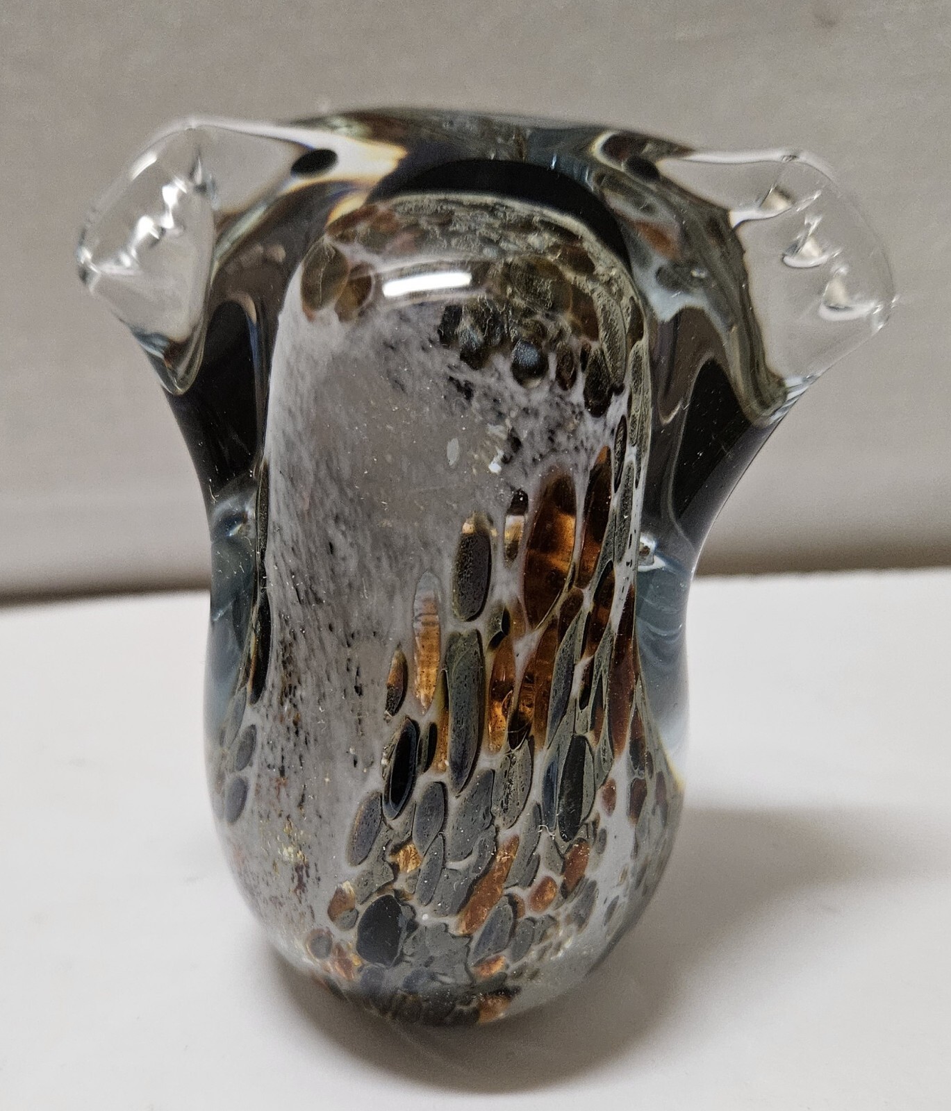 Vintage EAMONN VEREKER Handblown Glass KOALA Bear Paperweight Australia