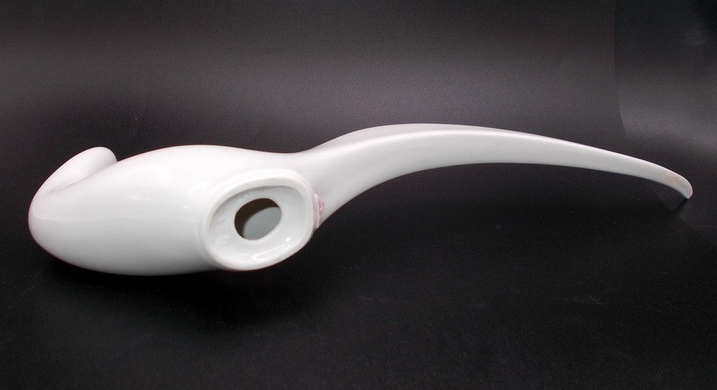 Vintage Royal Dux Jaroslav Jezek Porcelain Bird Figurine MCM Abstract White