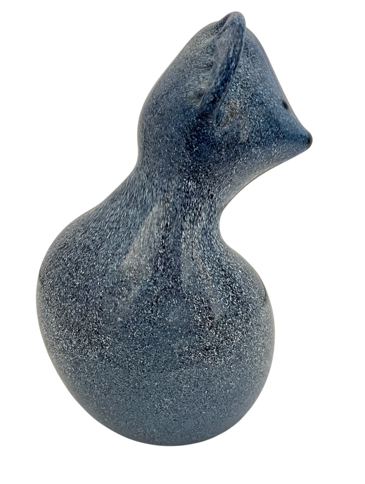Gordon Studio Art Glass Blue Mouse Figurine Sculpture Australia 6”