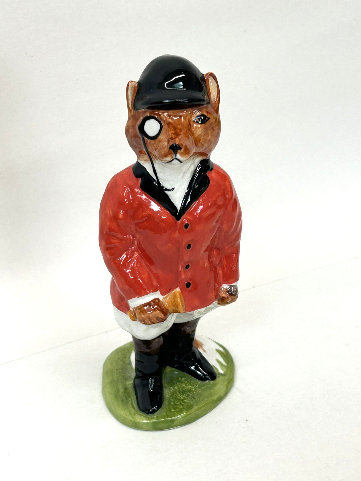 Vintage Acorn Pottery England UK “Foxy Gent” Art Pottery Figure 5 3/4″