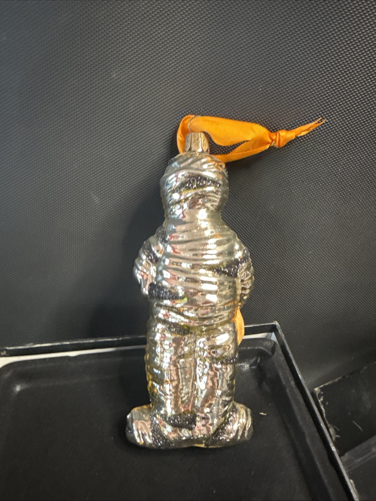 Waterford Holiday Heirlooms Halloween Collection Frankenstein and Mummy Ornament
