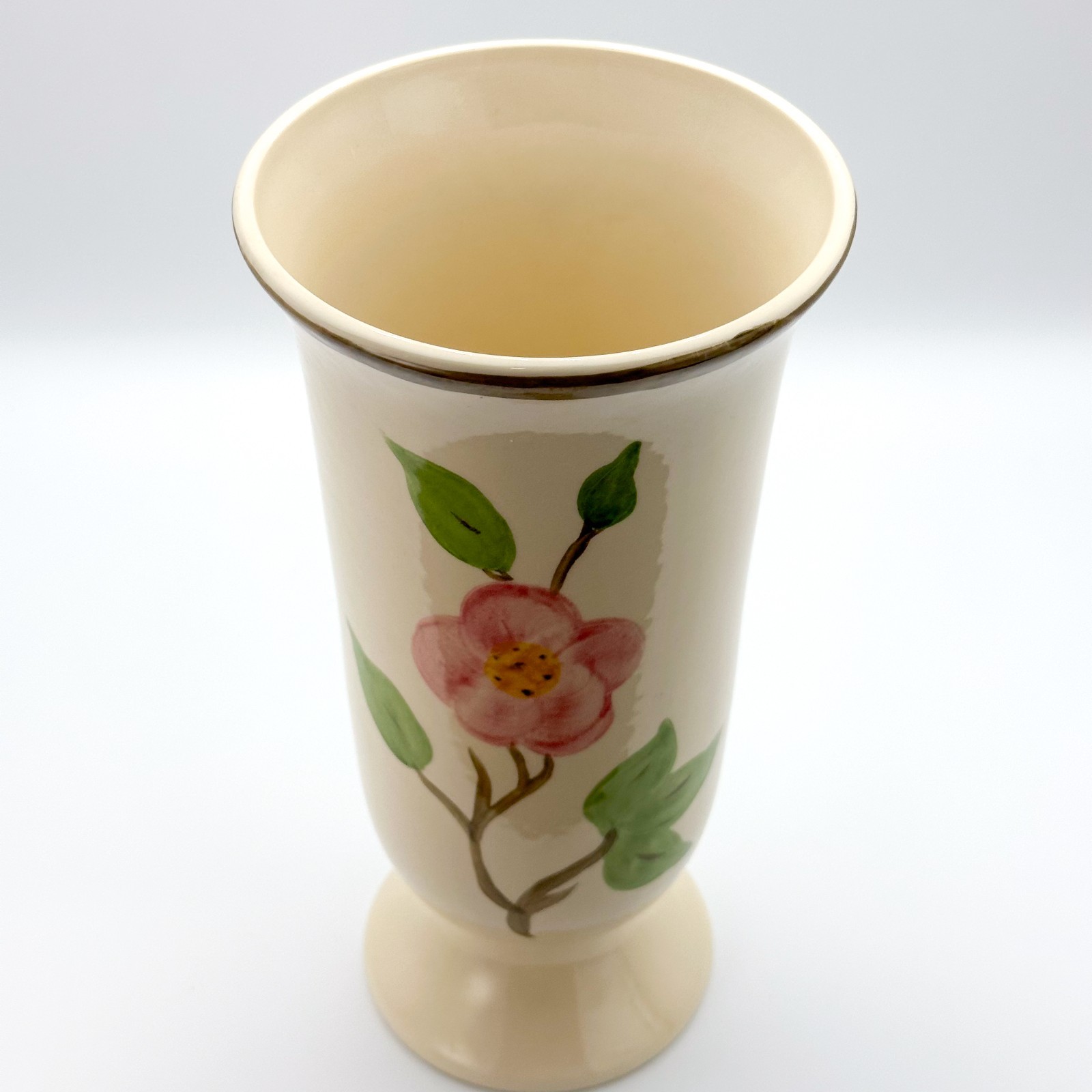 Franciscan Desert Rose Large 10.5″ Footed Vase Vintage Made in England
